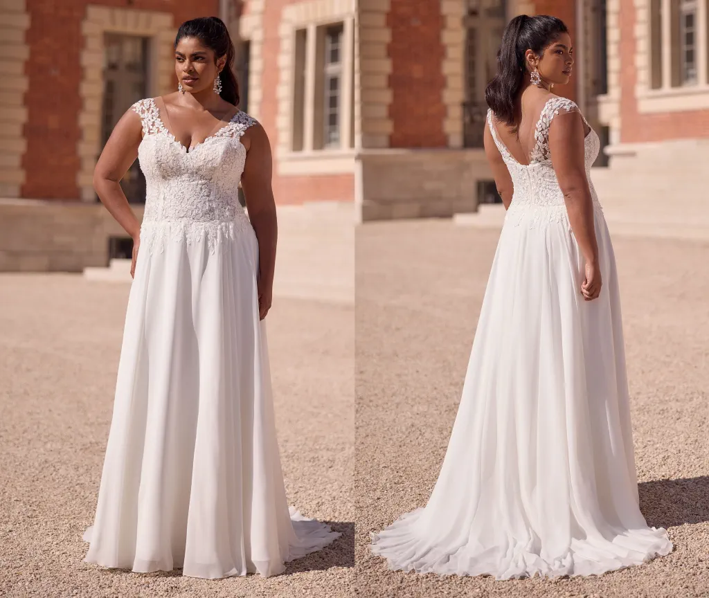 Bianco Evento Modell Giada Vorder- und Rückansicht